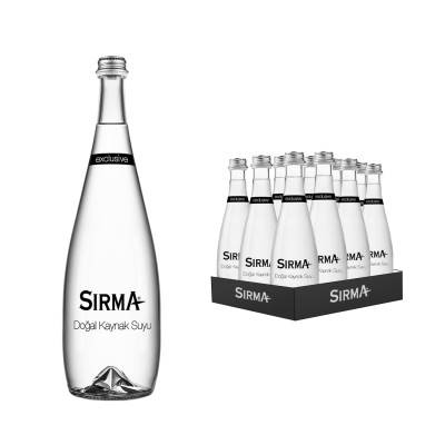 Sırma Cam Şişe Su 6 x 0,75