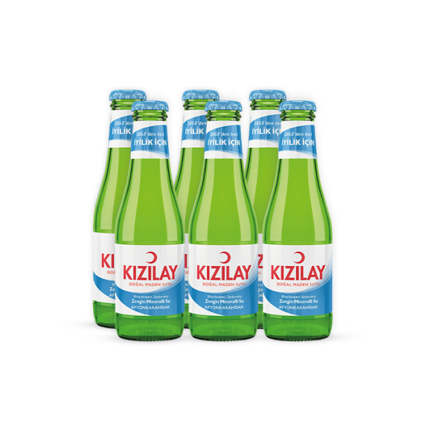Kızılay Maden Suyu Afyon Sade 6x200 ml.