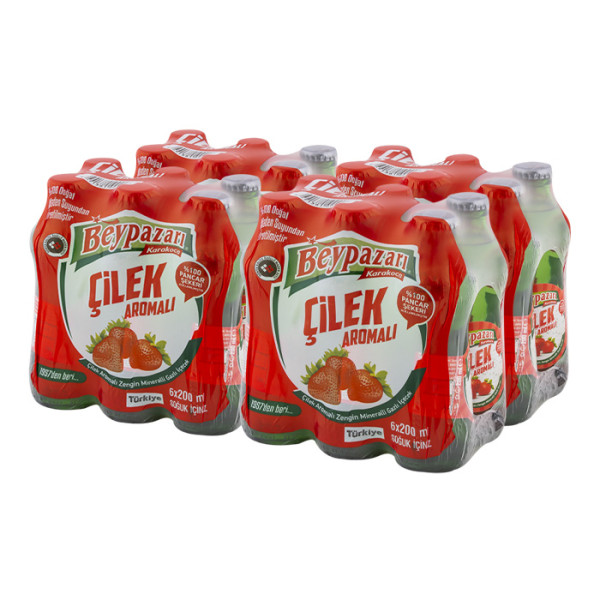 Beypazarı Maden Suyu Çilekli 24 x 200 ml