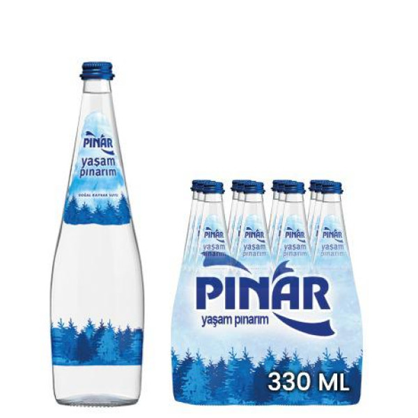 Pınar Cam Şişe Su 12 x 330 ml