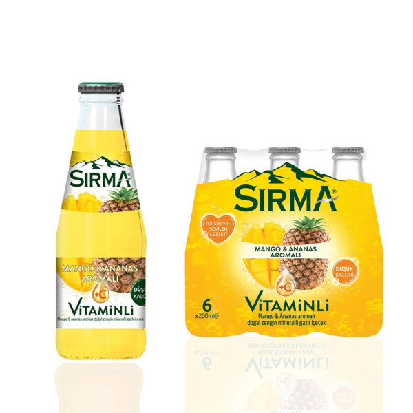 Sırma Maden Suyu Mango & Ananas 24 x 200 ml